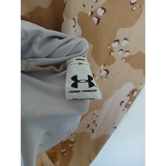 Batman × Under Armour Mens Shirt Heatgear Compression Chocolate Chip Camo 2XL - Picture 8 of 11